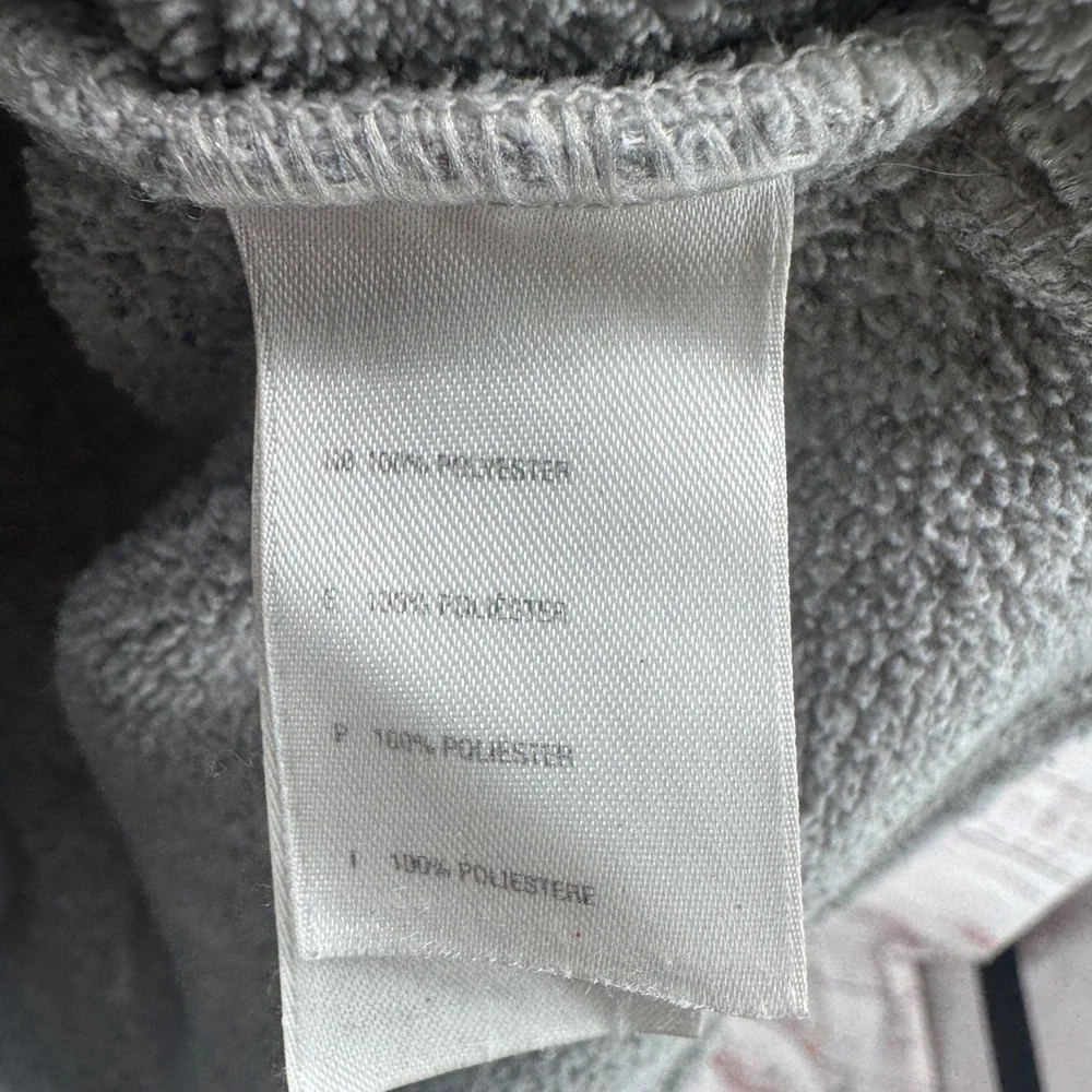 The North Face Sweater Mens XL Gordon Lyons 1/4 Zip Fleece Pullover Grey